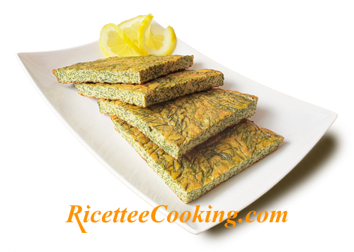 Frittata di agretti al forno