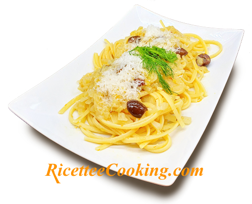 Pasta e finocchi all'arancia