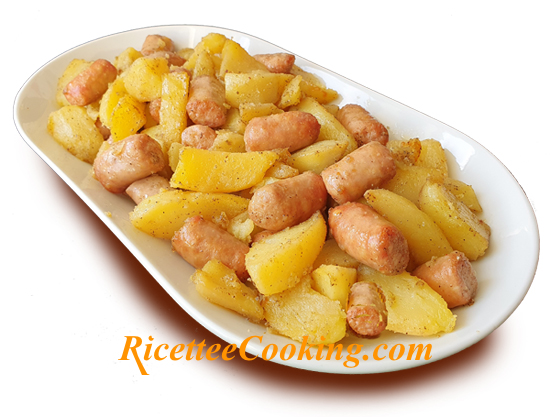 Luganega con patate al forno