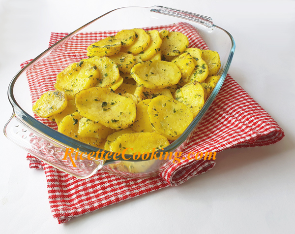 Patate al prezzemolo in forno