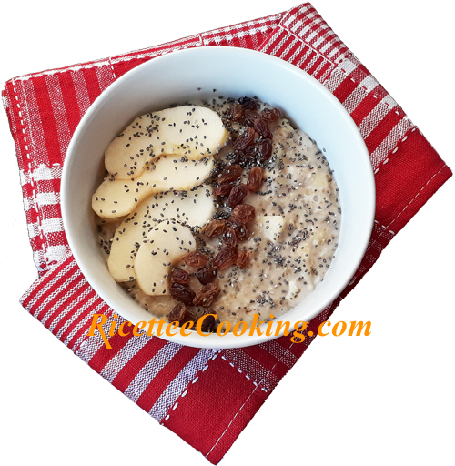 Porridge mela e cannella