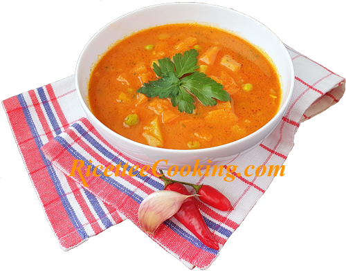 Zuppa di zucca al curry